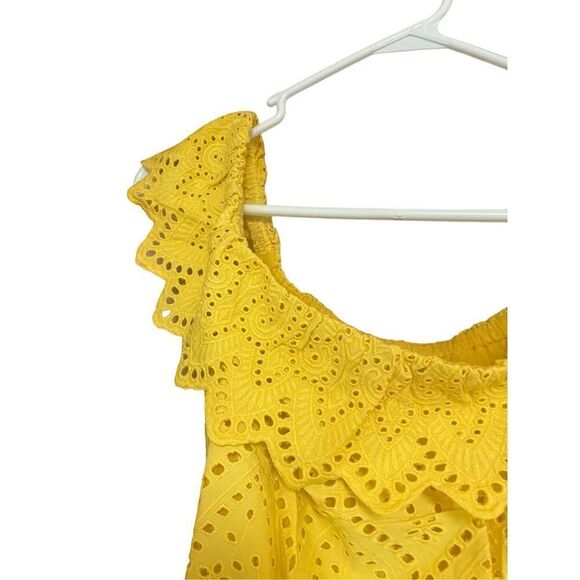 Tularosa Jordina Romper in Cardinal Yellow Size Small‎ NWT (READ) 4-4 - Picture 4 of 8